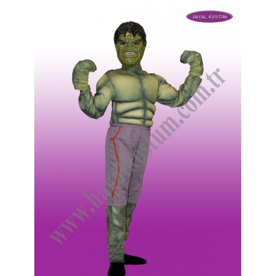 Hulk Çocuk Kostümü | Avengers Hulk Costum
