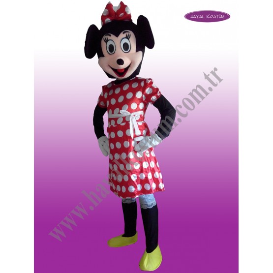 Minnie Mouse Maskot Kostümü